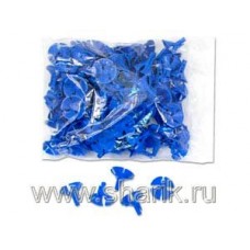 Розетка 1302-0189 универсальная синяя 100шт/уп цена за уп. (Европа уно Трейд)