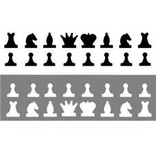 Десятое кор.   Набор Магнитных фигур для демонстрационных шахмат