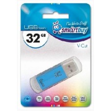 Память USB флеш SMARTBUY 32GB V-CUT BLUE