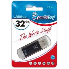 Память USB флеш SMARTBUY 32GB V-CUT BLACK