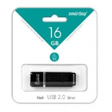 Память USB флеш SMARTBUY 16GB QUARTZ SERIES BLACK