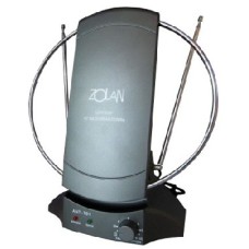 ТВ-антенна комнатная ZOLAN (120) FB-029 активная