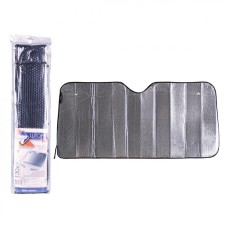 NOVA BRIGHT Штора солнцезащитная, металлизированная, под лобовое стекло (серебро), 130х60см