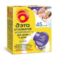 ДЭТА Комплект от комаров 45 ночей флакон 30 мл + электрофумигатор