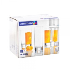 Набор стаканов LUMINARC ИСЛАНДИЯ 6 шт 330 мл высокие (J0040)