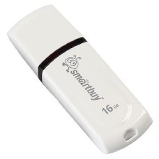 Память USB флеш SMARTBUY 16GB PAEAN WHITE