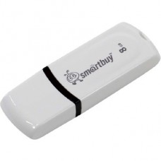 Память USB флеш SMARTBUY 8GB PAEAN WHITE