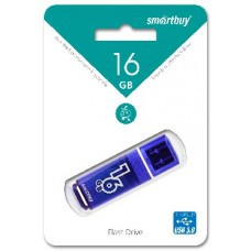 Память USB флеш SMARTBUY 16GB GLOSSY SERIES DARK BLUE USB 3.0