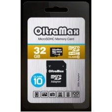 Карта памяти OLTRAMAX MicroSDHC 32GB Class10 + адаптер SD