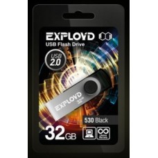 Память USB флеш EXPLOYD 32GB-530 черный