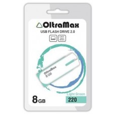 Память USB флеш OLTRAMAX OM-8GB-220-св.зеленый