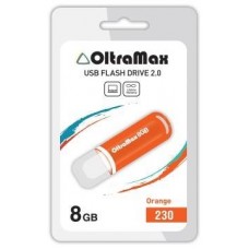 Память USB флеш OLTRAMAX OM-8GB-230-оранжевый