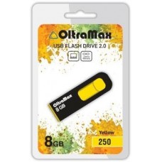 Память USB флеш OLTRAMAX OM-8GB-250-желтый