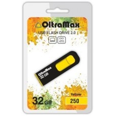 Память USB флеш OLTRAMAX OM-32GB-250-желтый