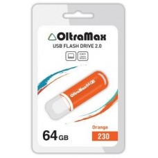 Память USB флеш OLTRAMAX OM-64GB-230-оранжевый