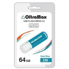 Память USB флеш OLTRAMAX OM-64GB-230-св.синий