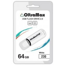 Память USB флеш OLTRAMAX OM-64GB-230-белый