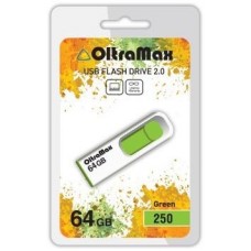 Память USB флеш OLTRAMAX OM-64GB-250-зеленый