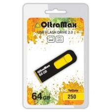 Память USB флеш OLTRAMAX OM-64GB-250-желтый