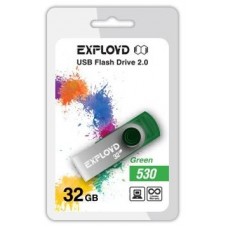 Память USB флеш EXPLOYD 32GB 530 зеленый