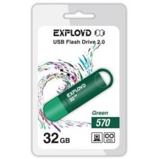 Память USB флеш EXPLOYD 32GB-570-зеленый