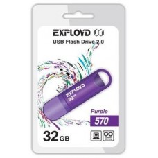 Память USB флеш EXPLOYD 32GB-570-пурпур