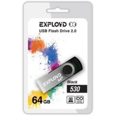 Память USB флеш EXPLOYD 64GB 530 черный