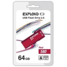 Память USB флеш EXPLOYD 64GB-580-красный