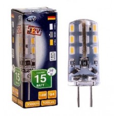 Светодиодная лампа REV (32366 2) LED JC G4 1,6W, 4000K 12V, холодный свет