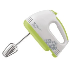 Миксер SCARLETT SC-HM40S05 белый с зеленым