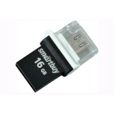 Память USB флеш SMARTBUY 16GB POKO SERIES OTG BLACK