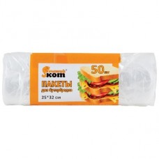 РЫЖИЙ КОТ пакеты для бутербродов 25х32см 50шт/рул. (310413) (10)