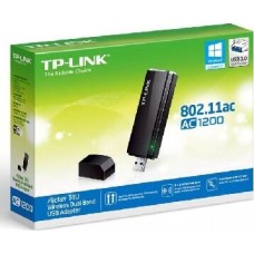 Wi-Fi адаптер TP-LINK ARCHER T4U AC1200 DUAL BAND WIRELESS USB ADAPTER, REALTEK, 2T2R, 867MBPS AT 5GHZ + 300MBPS A