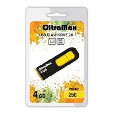 Память USB флеш OLTRAMAX OM-4GB-250-желтый