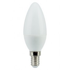 Лампа светодиодная ECOLA C4LW60ELC 6,0W 220V E14 2700K свеча (композит) 101х37 мм