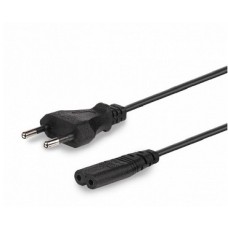 Кабель питания GEMBIRD/Cablexpert (00894) PC-184/2-1.8М, 1.8м, CEE 7/16 - C7, 2-pin, 2.5А, черный