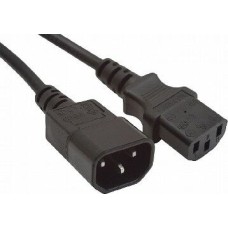 Кабель питания GEMBIRD/Cablexpert (00330) PC-189, 1.8м, C13-C14, 6А, черный Кабель питания GEMBIRD/Cablexpert (00330) PC-189, 1.8м, C13-C14, 6А, черный