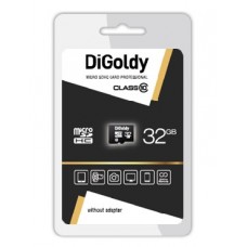 Карта памяти DIGOLDY 32GB microSDHC Class10 - без адаптера SD