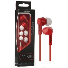 Наушники SMARTBUY SBE-130 PRIME 10мм плоский кабель красный