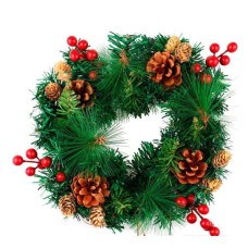 ВОЛШЕБНАЯ СТРАНА Венок Новогодний SYCB17-056 30 см 102004 ВОЛШЕБНАЯ СТРАНА Венок Новогодний SYCB17-056 30 см 102004