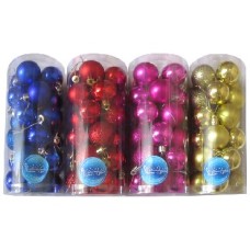 ВОЛШЕБНАЯ СТРАНА Набор шаров SYCB17-634 24шт. 4см 003414 ВОЛШЕБНАЯ СТРАНА Набор шаров SYCB17-634 24шт. 4см 003414