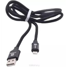 Кабель (usb) HARPER BRCH-510 BLACK USB - LIGHTNING 1м нейлоновая оплетка