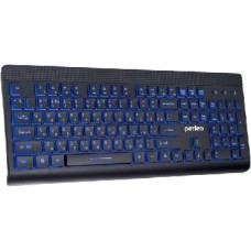 Клавиатура мультимедиа PERFEO PF-843 BACKLIGHT MULTIMEDIA подсветка кнопок/букв USB