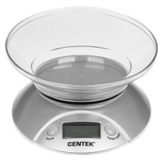 Весы кухонные CENTEK CT-2451 серебро/черный