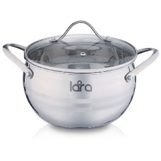 Кастрюля LARA LR02-35 APPLE 6,1л Кастрюля LARA LR02-35 APPLE 6,1л