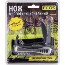 ЭКОС Нож многофункциональный т.м. ECOS, SR083, 12 в 1, металлик 325131