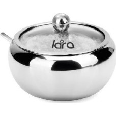 LARA LR08-35 сахарница с ложкой стекло