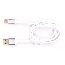 Кабель (usb) HARPER SCH-730 WHITE (USB TYPE C, 1м, оплетка силикон)