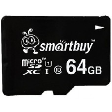 Карта памяти SMARTBUY MicroSDXC 64GB Class10 UHS-1