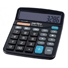 Калькулятор PERFEO PF-3286 бухгалтерский 12-разр., GT, черный